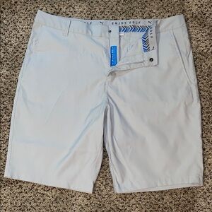 Men's Puma Light Gray Golf Shorts